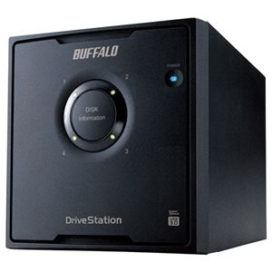 バッファロー ドライブステーション RAID 5機能搭載 USB3.0用 外付けハードディスク 4ドライブ 8TB HD-QL8TU3/R5J