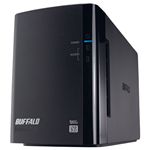 バッファロー ミラーリング機能搭載 USB3.0用 外付けハードディスク 2ドライブモデル 4TB HD-WL4TU3/R1J