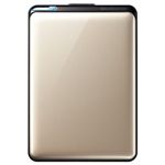 バッファロー 耐衝撃&自動暗号化機能搭載 USB3.0&2.0用 ポータブルHDD 500GB シャンパントパーズ HD-PNT500U3-GJ