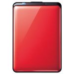 バッファロー 耐衝撃&自動暗号化機能搭載 USB3.0&2.0用 ポータブルHDD 500GB ルビーレッド HD-PNT500U3-RJ