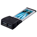 バッファロー ExpressCard用 USB3.0&2.0 増設インターフェースカード 2ポート搭載モデル IFC-EC2U3/UC2