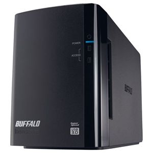 バッファロー ミラーリング機能搭載 USB3.0用 外付けハードディスク 2ドライブモデル 6TB HD-WL6TU3/R1J
