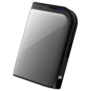 バッファロー ターボPC EX対応 耐衝撃/暗号化機能搭載 USB3.0用 ポータブルHDD 500GB シルバー HD-PZ500U3-S