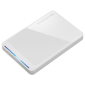 バッファロー ミニステーション スリム&プレミアム USB2.0 ポータブルHDD 1TB クリスタルホワイト HD-PCT1TU2-WHJ