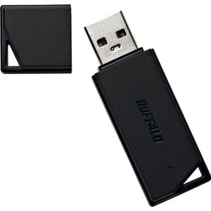 バッファロー USB2.0用 どっちもUSBメモリー 32GB ブラック RUF2-K32GR-BK