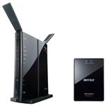 バッファロー エアステーション ハイパワー Giga 11n/g AOSS2対応 無線LAN親機 LAN端子子機付き WZR-300HP/E