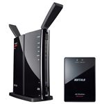 バッファロー エアステーション ハイパワー Giga 11n/a&11n/g AOSS2 無線LAN親機 子機&ケーブル WZR-600DHP/EV