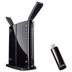 バッファロー エアステーション ハイパワー Giga 11n/a&11n/g AOSS2対応 無線LAN親機 TV用子機付き WZR-600DHP/PV