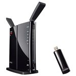 バッファロー エアステーション ハイパワー Giga 11n/a&11n/g AOSS2対応 無線LAN親機 TV用子機付き WZR-600DHP/SV