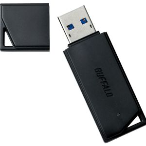 バッファロー USB3.0用 スマートフォン対応 USBメモリー 8GB ブラック RUF3-K8G-BK/S