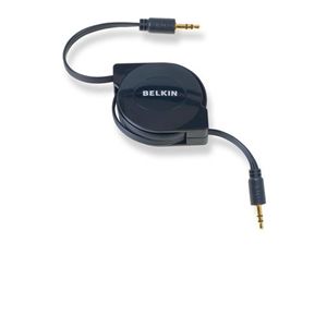 BELKIN Car line-in connection for iPod(retractable 3.5mm cable) F3X1773-4.5-BLK