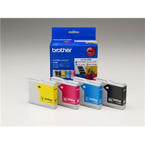 ブラザー工業 インクカートリッジ LC10-4PK LC10-4PK