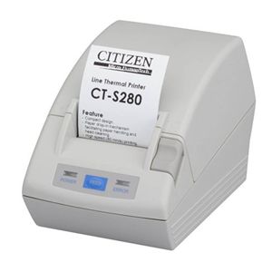 シチズン・システムズ コンパクトラインサーマルプリンタCT-S280 USB I/Fモデル CT-S280UBJ-WH