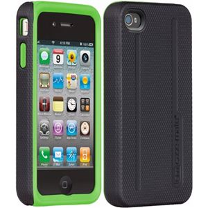CASE-MATE CASE-MATE iPhone 4用 ハイブリッドタフケース ブラック/グリーン CM015586