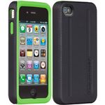 CASE-MATE CASE-MATE iPhone 4用 ハイブリッドタフケース ブラック/グリーン CM015586