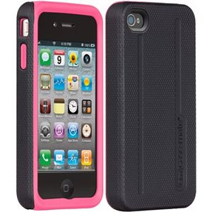CASE-MATE CASE-MATE iPhone 4用 ハイブリッドタフケース ブラック/ピンク CM015587