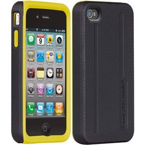 CASE-MATE CASE-MATE iPhone 4用 ハイブリッドタフケース ブラック/イエロー CM015588