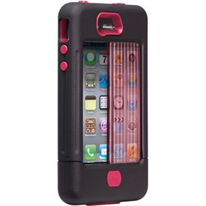 CASE-MATE CASE-MATE iPhone 4/4S用 ミリタリーグレードケース タンク ブラック/ピンク CM016803