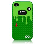 CASE-MATE CASE-MATE iPhone 4/4S用 ソフトケース クリーチャーズ モンスター ダークグリーン/グリーン CM015454