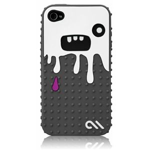 CASE-MATE CASE-MATE iPhone 4/4S用 ソフトケース クリーチャーズ モンスター グレイ/ホワイト CM015459