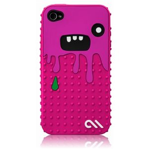 CASE-MATE CASE-MATE iPhone 4/4S用 ソフトケース クリーチャーズ モンスター ピンク/パープル CM015461