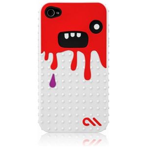CASE-MATE CASE-MATE iPhone 4/4S用 ソフトケース クリーチャーズ モンスター ホワイト/レッド CM015462