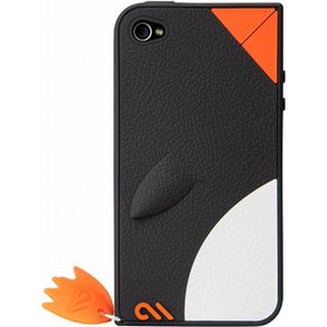 CASE-MATE CASE-MATE iPhone 4/4S用 ソフトケース クリーチャーズ ペンギン ブラック CM015590