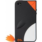 CASE-MATE CASE-MATE iPhone 4/4S用 ソフトケース クリーチャーズ ペンギン ブラック CM015590
