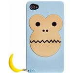 CASE-MATE CASE-MATE iPhone 4/4S用 ソフトケース クリーチャーズ モンキー ブルー CM016767