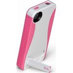 CASE-MATE CASE-MATE iPhone 4/4S用 ハイブリッドシームレスケース ポップ (スタンド) ホワイト/ピンク CM017857