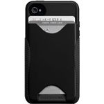 CASE-MATE CASE-MATE iPhone 4/4S用 ハイブリッドシームレスIDケース ポップ ブラック/ブラック CM018164