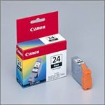 キヤノン インクカートリッジ BCI-24Black(BJS200/S300等用/ブラック)[6881A001] BCI-24BK