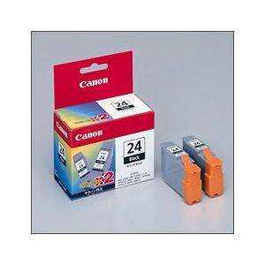 キヤノン インクカートリッジ BCI-24Black2(BJS200/S300等用/ブラックx2)[6881A008] BCI-24BK2P