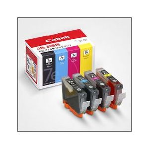 キヤノン マルチパック4P BCI-7e BK/Y/M/C[1018B001] BCI-7E/4MP