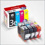 キヤノン インクタンク BCI-3e 4色マルチパック(BK/C/M/Y)[1776B001] BCI-3E/4MP