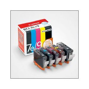 キヤノン インクタンク BCI-7e 4色(BK/C/M/Y)+BCI-9BK マルチパック[1018B003] BCI-7E+9/5MP