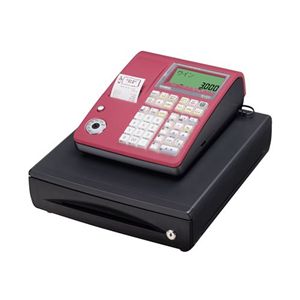 カシオ計算機 カシオ電子レジスター(10部門) TE-300-RD
