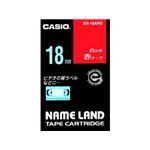 カシオ計算機 カシオ ネームランドテープ(18mm/赤に白字/長さ8m) XR-18ARD