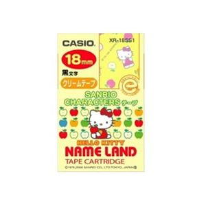カシオ計算機 カシオ ネームランドテープ(18mm/ハローキティ(りんご)/5.5m) XR-18SS1