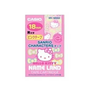 カシオ計算機 カシオ ネームランドテープ(18mm/ハローキティ(リボン)/5.5m) XR-18SS2