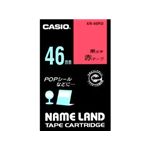 カシオ計算機 カシオ ネームランドテープ(46mm/赤に黒字/長さ6m) XR-46RD