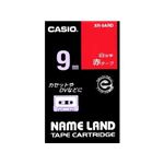 カシオ計算機 カシオ ネームランドテープ(9mm/赤に白字/長さ8m) XR-9ARD
