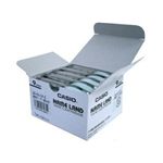カシオ計算機 カシオ ネームランドテープ(9mm/透明に黒字の5本入/長さ8m) XR-9X-5P-E