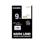 カシオ計算機 カシオ ネームランドテープ(9mm/透明に金字/長さ8m) XR-9XG
