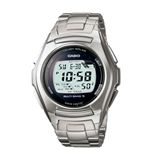 カシオ計算機 <DIGITAL/MULTIBAND5> ソーラー電波時計(ステンレスバンド/54.0×44.8×13.3(mm)/102g) WV-M120DJ-7JF