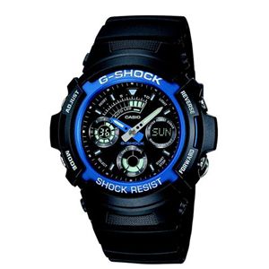 カシオ計算機 G-SHOCK Basic Analog Series (樹脂バンド/52.0x46.4x14.9(mm)/57.2g) AW-591-2AJF