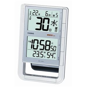 カシオ計算機 WAVE CEPTOR 卓上型電子ひめくりタイプ目覚まし電波時計 DQC-100NJ-8JF DQC-100NJ-8JF