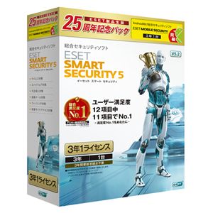 キヤノンITソリューションズ ESET Smart Security V5.2 3年1ライセンス 25周年記念パック CITS-ES05-105
