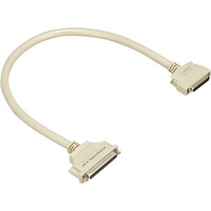 コンテック 50ピンミニチュアリボン->37ピンD-SUB変換シールドケーブル(モールドタイプ、0.5m) PCE50/37PS-0.5P