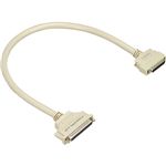 コンテック 50ピンミニチュアリボン->37ピンD-SUB変換シールドケーブル(モールドタイプ、0.5m) PCE50/37PS-0.5P